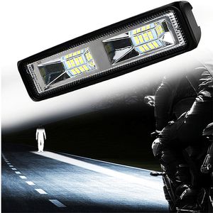 led-koplampen 12-24v voor auto motor vrachtwagen boot tractor aanhanger offroad werklamp 48w led werklamp spotlight schijnwerper 16led 15cm koel witte heldere balk