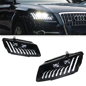 LED Koplampen Voor Audi Q5 2009-20 18 Upgrade DRL Dynamische Richtingaanwijzer ALLE LED 4 Dimlicht en 4 Grootlicht