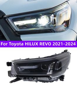LED Koplampen Voor Toyota HILUX REVO 20 21-2024 Koplamp Upgrade DRL Voorlamp LED Running Richtingaanwijzer Projector lens Auto Accessoire