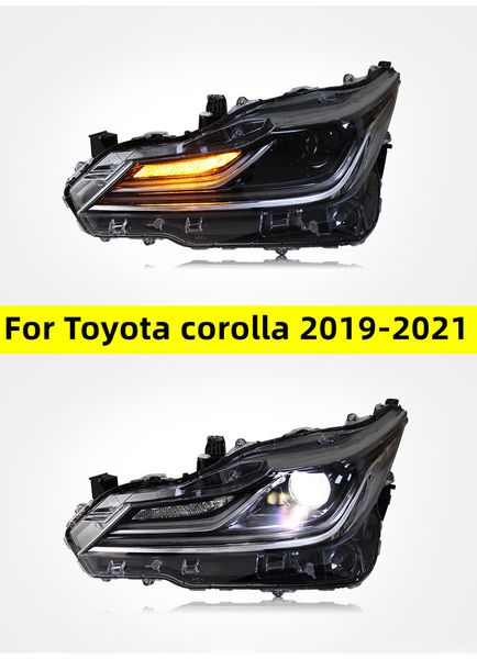 Conjunto de luces LED para Toyota Corolla 20 19-20 21, faros delanteros de señal de giro modificados