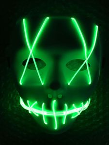 LED Hot El Light Led Strip Flexibel teken Neon Toys Glow Wire Kids Rope Halloween Face Controller Kerstverlichting Masker CAFJC