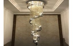 LED K9 Crystal Plafond Lights Fixture Lampes CHANDELIERS PENDANT LIGHTS ÉCLAIRAGE AND POUR ESTAIRS LOBBY COUNTRAL HOUSE Showroom Living4304156