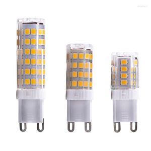 LED LAMP LIMB NO FLICKE 220V 3W 5W 7W 9W 12W SMD2835 G9 Licht Keramische 360 ​​graden Balkhoek Spotlight -lampen