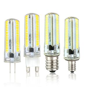 Lámpara LED E11/E12/E14/E17/G4/G9/BA15D bombilla de maíz CA 220V 110V 120v 7W 12W 15w SMD3014 luz LED 360 grados 110V/220v bombillas de foco