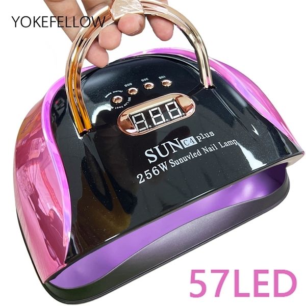 Lámpara LED Luz Gel Polaco 57LED Secador UV con 4 Temporizadores Profesional para Nail Art Home Salon 220630