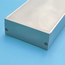 Pista de canal de extrusión de perfil de aluminio empotrable LED en forma de U de pantallas de lámpara LED