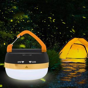 Lanterne LED Portable Camping lumière éclairage extérieur tente lumière avec 5 Modes crochet rétractable pour sac à dos randonnée maison lampe de secours
