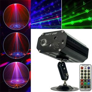 Éclairage laser LED Strobe Stage Light Dj Disco Lights Activé Plusieurs modèles Projecteur Télécommande pour les fêtes Bar Anniversaire Mariage Décorations de vacances