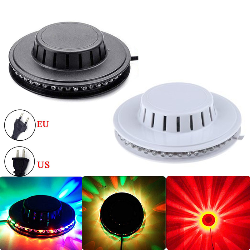 UFO LED 무대 조명 8W 48LEDS RGB 해바라기 프로젝터 레이저 조명 바 디스코 댄싱 파티 DJ 클럽 펍 음악 램프