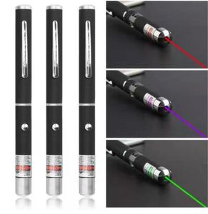 LED Laser Point Pen Red Green Blue Beam Light Laser Lights for Outdoor SOS Hunting Teaching Meeting Ppt Xmas Children Cadeau