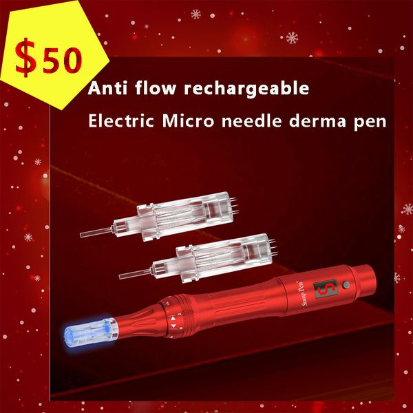 Belleza del hogar LED LCD pantalla digital dermapen luz led con pantalla rodillo de microagujas facial drpen mesopen dr meso precio