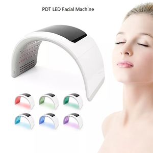 Lumière LED 6 couleurs PDT thérapie blanchissant rajeunissant acné pliable soins du visage Machine de beauté