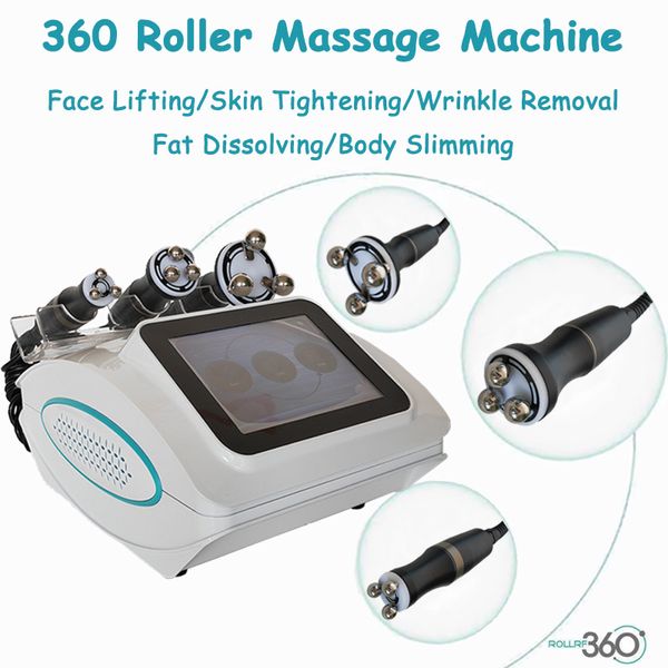 Machine de thérapie par la lumière LED, rouleau rotatif à 360 degrés, masseur facial, RF, raffermissement de la peau, levage, radiofréquence, réduction des graisses, façonnage du corps, équipement de beauté