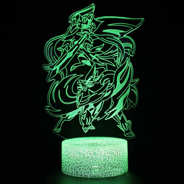 LED Light Light Lampe Children's Night's Light Light Light Anime Figure usb Bulbes Lights Décoration de chambre Très beau Dieu Tomoe 3D 231221