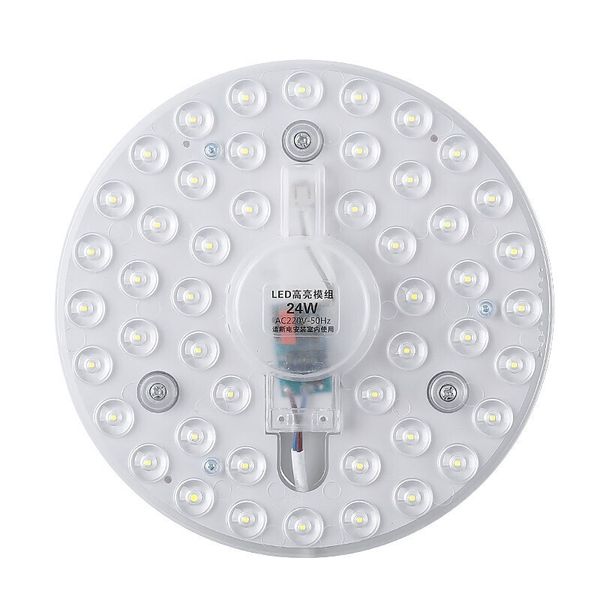 Tablero de luz LED 110V 220V Módulo de lámpara LED Tablero LED Lámpara de techo 12W / 18W / 24W / 36W Alto brillo Blanco Cálido Natural Redondo Cuadrado Cocina Dormitorio