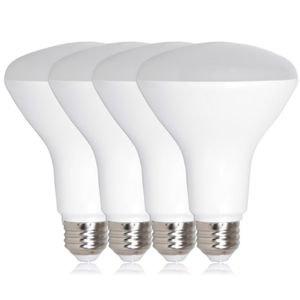 Ampoules LED E27 E26 BR30 7W 9W 12W, blanc pur, blanc chaud, large ampoule à large faisceau, lumières de noël