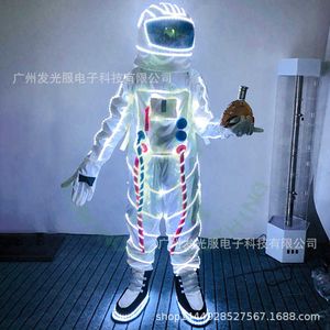 Vêtements d'astronaute émettant de la lumière LED, Bar Ktv vin Cosplay Performance sur scène
