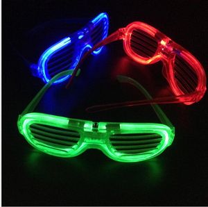 LED-lichtglazen knipperende luiken vormglazen led-flash bril zonnebril dansen feestartikelen festival decoratie kersthole