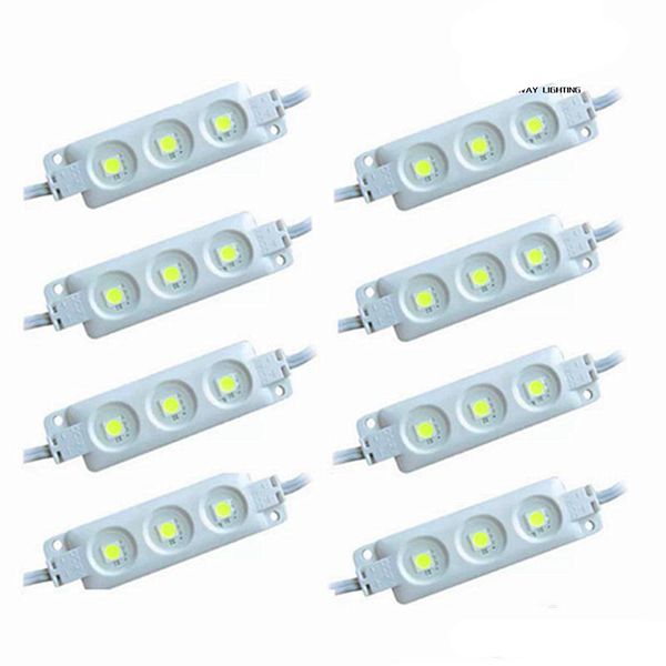 Module d'éclairage LED, module d'éclairage LED SMD5630 super lumineux étanche, blanc froid/blanc chaud/rouge/jaune/bleu/vert, DC12