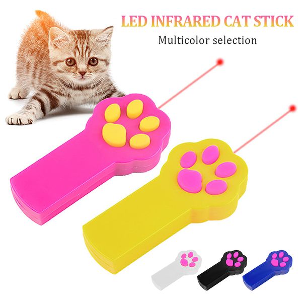 Jouet interactif patte de chat, pointeur lumineux LED, stylo lumineux, accessoires pour animaux de compagnie, jouets Laser, Teaser pour animaux de compagnie, outil d'entraînement à gratter