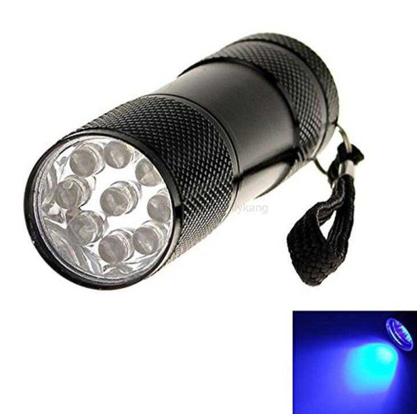 Led Light Series 4 couleurs Camping randonnée torche lampes de poche 9 torche LED 300LM Mini lampe de poche LED lampe 3AA torches alimentées par batterie