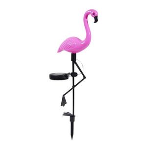 Lumière Led Simulé Flamingo Lampe Étanche Lumières Solaires Pour La Maison Extérieure Décoration De Jardin C19041702