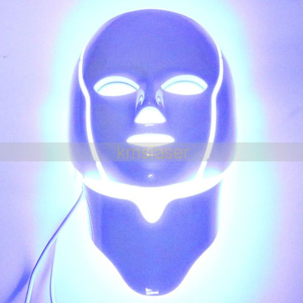 Lumière LED rajeunissement de la peau traitement de l'acné resserrement de la peau anti-rides 3 couleurs claires masque de lumière LED