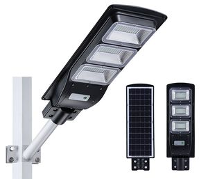 Luz Led Farola Solar Exterior 20W 40W 60W con Sensor de movimiento IP65 Lámpara LED impermeable SMD2835 Chip Led para Street Garden Park