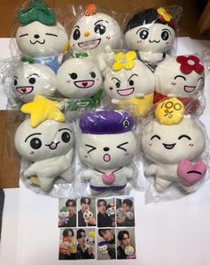 Palos de luz LED 25 cm Kpop ATEEZ Teezmon Pop Up SeongHwa HongJoong WooYoung YunHo Mismo estilo Felpa Cojines Almohadas Decoración del hogar Muñecas Regalos 230724