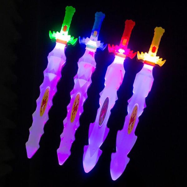 Palos de luz LED 8 piezas Espadas luminosas Juguetes con luces LED intermitentes Regalo de cumpleaños para niños Niños Fiesta de Halloween Disfraces Accesorios 230625