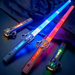 LED Light Sticks Childrens Toy RVB Lasabre Laser Laser Sword 7 Couleurs LED Changement Kids Cosplay Effet son