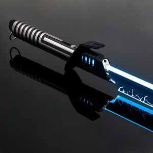 Barras de luz LED CXSABER Dark Sabre Smooth Heavy Dueling Lightsaber Proffie 2 2 Tablero con tarjeta SD Ajuste de volumen FOC Jedi Laser Darksaber 230106