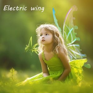 Palos de luz LED Alas de mariposa eléctricas con accesorio de disfraz de hada elfo para chico Brillante Angel Girl Performance Props 230724