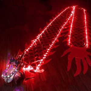 LED Light Sticks Fitness Dragon Dance With Dragons Geel Rood Shining Dragon Festival Jaar Gifs Funny Children's Sport Toy outdoor speelgoed 221031