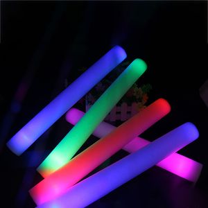Led Light Sticks Foam Props Concertfeest knipperende Luminous Sticks Halloween Christmas Festival Kinderspeelgoed Gifts WX9-965