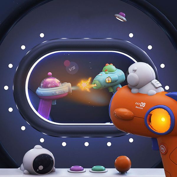 Palos de luz LED Pistola Proyector Antorcha Lámpara Juguete Lindo Dibujos animados Creatividad Mano Astronauta Bebé Durmiendo Libro de cuentos Niño 230724