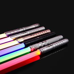 LED Light Sticks RGB Metal Lightsaber Laser Zwaard Speelgoed Light Saber Espada Brinquedos Saber De Luz Juguetes Kpop Lightstick Zabawki Oyuncak 230802