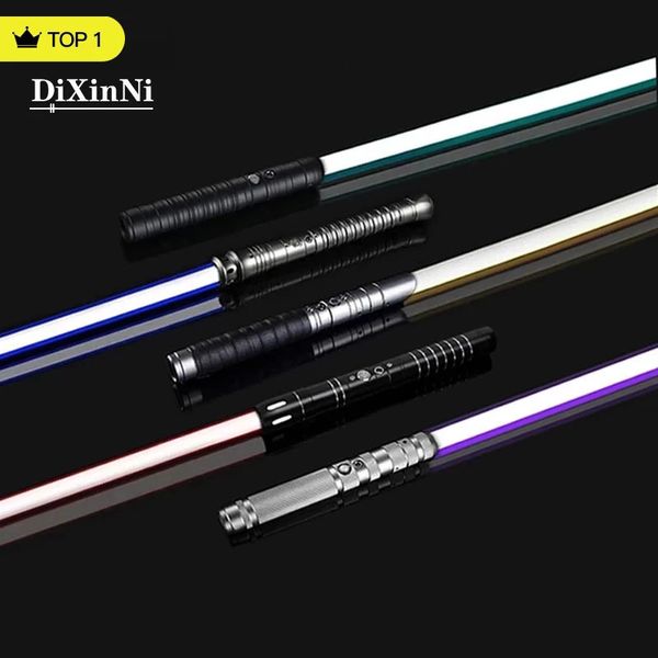 Bâtons lumineux LED RGB métal sabre Laser épée jouets sabre Espada Brinquedos sabre De Luz Juguetes Kpop bâton Zabawki Oyuncak 230106