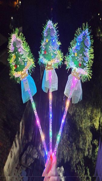 Bâtons lumineux LED jouets étoiles fluorescentes lumineuses éclairent papillon princesse fée baguette magique fournitures de fête anniversaire noël Gi2919196