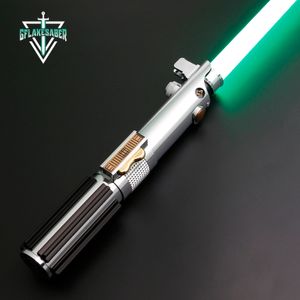 LED Light Sticks TXQSABER Anakin EP3 Lightsaber Smooth Swing RGB Metal Hilt Skywalker Pixel Laser Sword Infinite Color Change SD-kaart Led Blade 230710