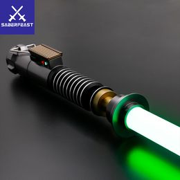 Palos de luz LED TXQSABER Luke Rotj Sable de luz Neo Pixel Proffie Smooth Swing Mango de metal Cosplay Espada láser Blaster Skywalker Réplica 230829