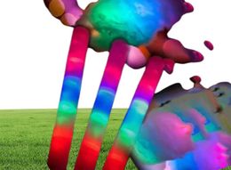 Conos de algodón de azúcar con luz LED, coloridos palitos de malvavisco brillantes, Impermeable, colorido, palo brillante de malvavisco 8551376