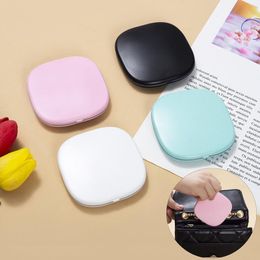 Espejo de maquillaje con luz LED y espejo cosmético con luz, aumento de 5x, bolsillo compacto, portátil, de viaje, universal, diseño recargable por USB ZZ