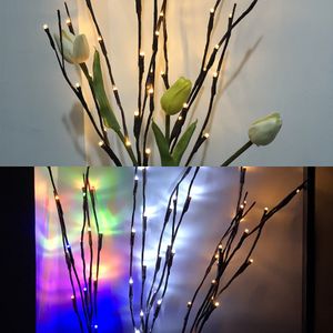 Led Lights Branch Firefly pour la décoration de la maison de la chambre de Noël Patio Yard String DIY Y0720