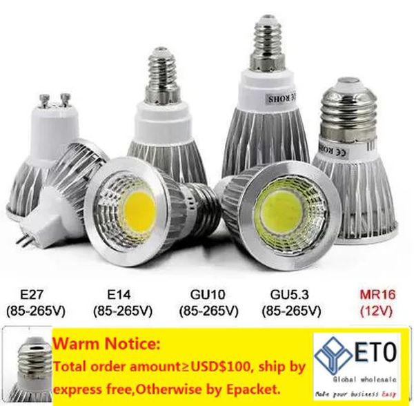 Luces led Lámpara de luz deportiva LED regulable Lámparas de bombilla de alta potencia Bombillas de CC