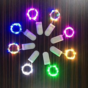 LED -lichten Holiday Lighting Mini String Light Elke 6,6ft 20 LED's Warm Wit Met Mason Jar Lighti Koperdraad Vuurvliegvlieg Lichte bruiloft Feest Masons Jars Diy Crafts Usastar