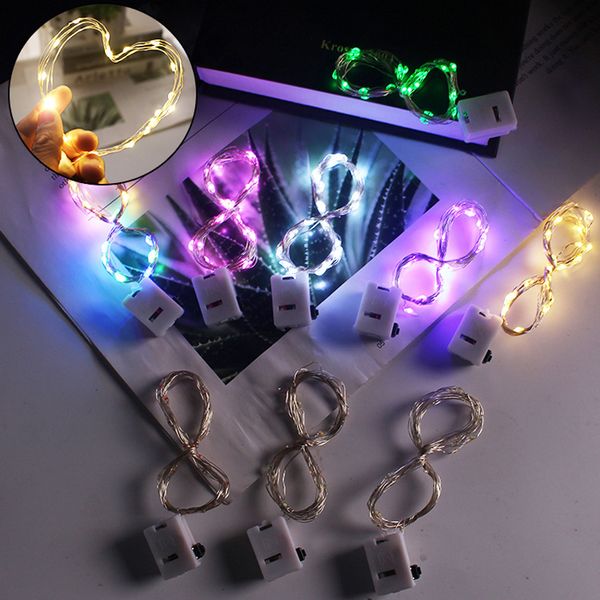 Luces LED Iluminación navideña Mini cadena de luces cada 6.6 pies 20 LED Blanco cálido Mason Jar Lighti Alambre de cobre Luciérnagas Lighty Wedding Partys Masons Jars DIY Crafts usastar