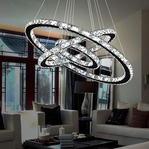 LED lustre Lustres Cristal Luminaire pour salon hôtel Lustre télécommande Suspension lampe chambre décoration