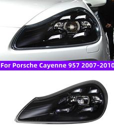Phares matriciels LED pour Cayenne 957 2007 – 2010, feux de voiture DRL, feux de jour de loin et de près, accessoire de lumières LED