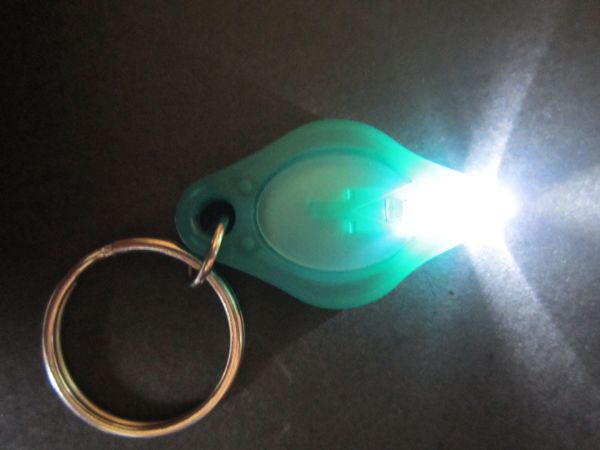 LED Mini Euro billet de banque diamant Porte-clés Mini lampe de poche Porte-clés émettant de la lumière cadeaux promotionnels